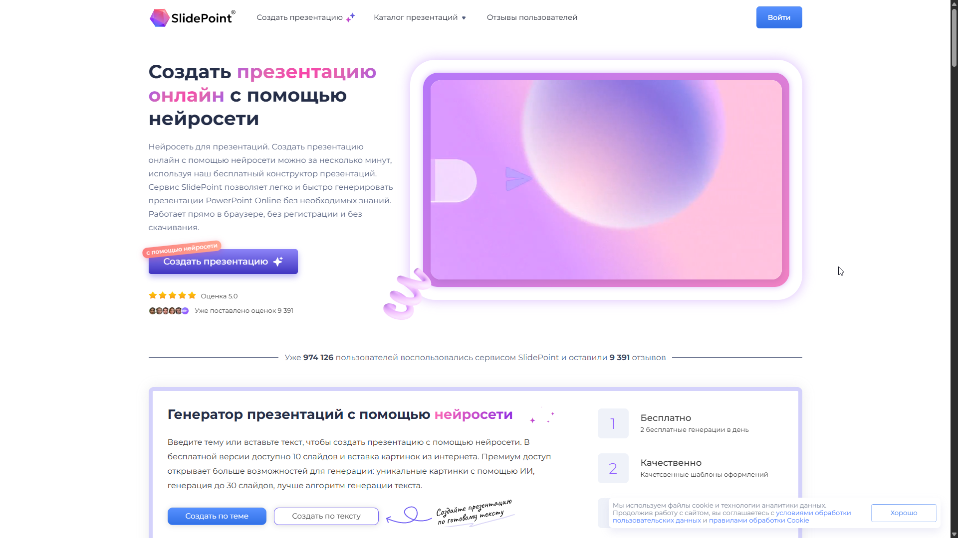 Схема работы Presenti